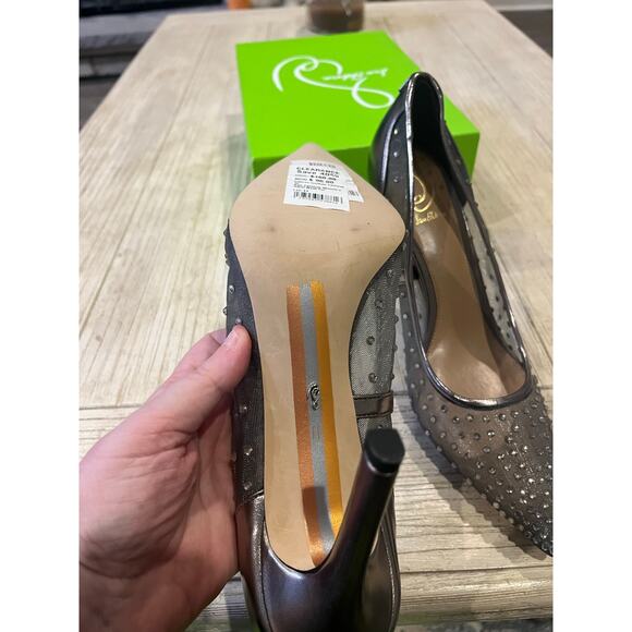 Sam Edelman Women's Hazel Mesh Pointed Toe Pumps Gray Size 11 - Picture 7 of 8